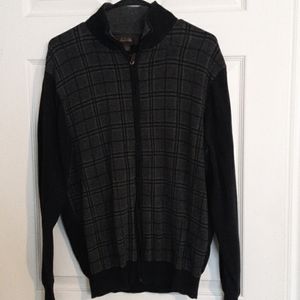 Mens zip up sweater